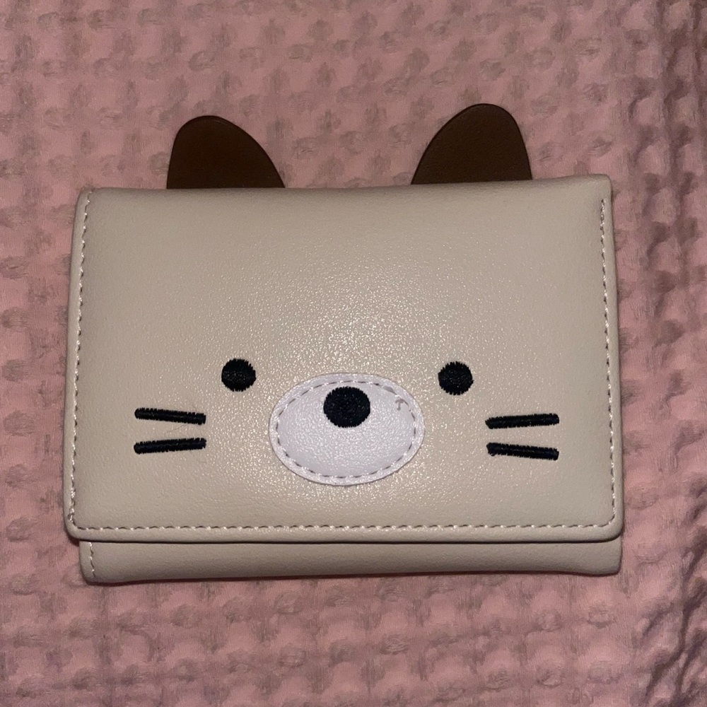 Miniso Trifold Cat Wallet